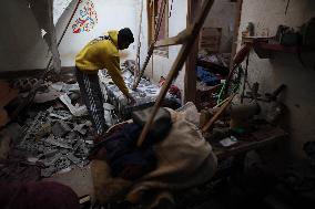 Israeli Airstrike Aftermath - Gaza