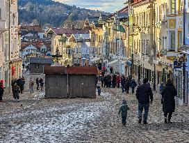 Everyday Life In The Bavarian City Of Bad Toelz