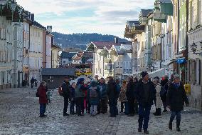 Everyday Life In The Bavarian City Of Bad Toelz