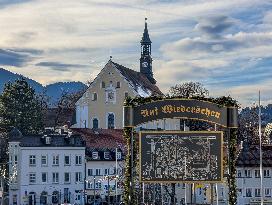 Everyday Life In The Bavarian City Of Bad Toelz