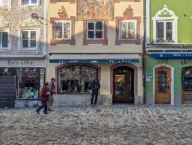 Everyday Life In The Bavarian City Of Bad Toelz