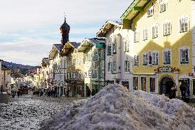 Everyday Life In The Bavarian City Of Bad Toelz