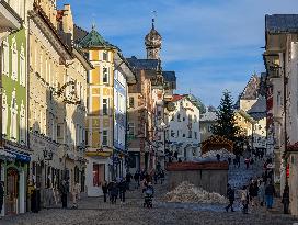 Everyday Life In The Bavarian City Of Bad Toelz