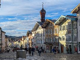 Everyday Life In The Bavarian City Of Bad Toelz