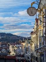 Everyday Life In The Bavarian City Of Bad Toelz