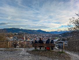 Everyday Life In The Bavarian City Of Bad Toelz