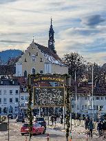 Everyday Life In The Bavarian City Of Bad Toelz