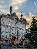 Everyday Life In The Bavarian City Of Bad Toelz