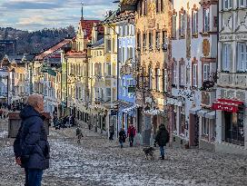 Everyday Life In The Bavarian City Of Bad Toelz