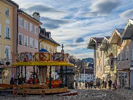 Everyday Life In The Bavarian City Of Bad Toelz