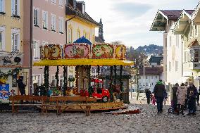 Everyday Life In The Bavarian City Of Bad Toelz