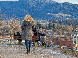 Everyday Life In The Bavarian City Of Bad Toelz