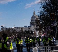 Getting Ready For Jimmy Carter's-procession To The Capital Hill