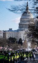 Getting Ready For Jimmy Carter's-procession To The Capital Hill