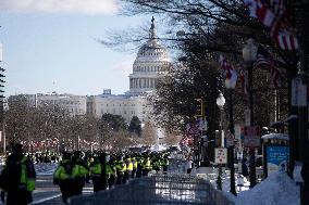 Getting Ready For Jimmy Carter's-procession To The Capital Hill