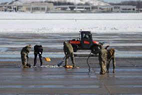 Preparations For Carter Arrival Ceremony