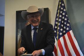 U.S. Ambassador To Mexico, Ken Salazar Press Conference