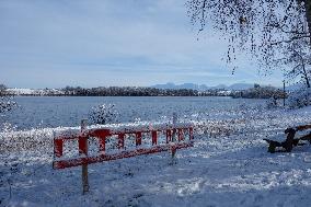 Winter At The Bavarian Lake Staffelsee