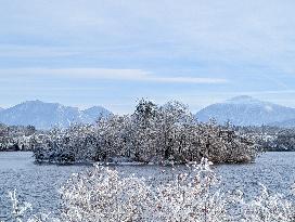 Winter At The Bavarian Lake Staffelsee