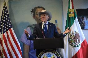 U.S. Ambassador To Mexico, Ken Salazar Press Conference