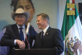 U.S. Ambassador To Mexico, Ken Salazar Press Conference