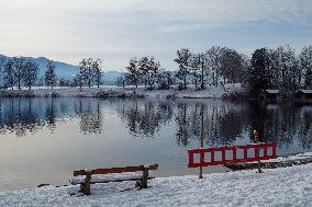 Winter At The Bavarian Lake Staffelsee