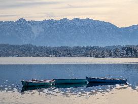 Winter At The Bavarian Lake Staffelsee