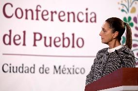 Mexican President Claudia Sheinbaum  News Conference