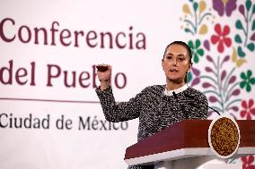 Mexican President Claudia Sheinbaum  News Conference