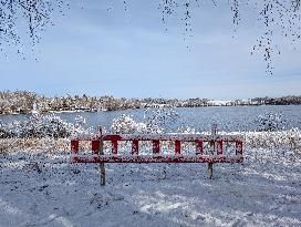 Winter At The Bavarian Lake Staffelsee