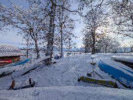 Winter At The Bavarian Lake Staffelsee