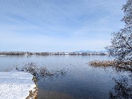 Winter At The Bavarian Lake Staffelsee