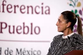 Mexican President Claudia Sheinbaum  News Conference