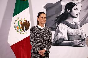 Mexican President Claudia Sheinbaum  News Conference