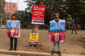 Protest In Dhaka.