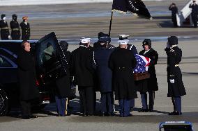 Jimmy Carter Arrival Ceremony For DC State Funeral