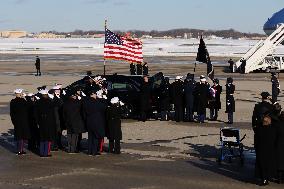 Jimmy Carter Arrival Ceremony For DC State Funeral