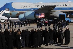 Jimmy Carter Arrival Ceremony For DC State Funeral