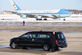 Jimmy Carter Arrival Ceremony For DC State Funeral