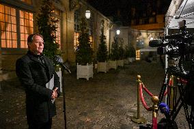 Meetings with French Prime Minister Francois Bayrou in Paris FA