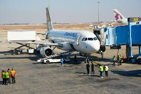 First International Flight Lands At Reopened Damascus Airport