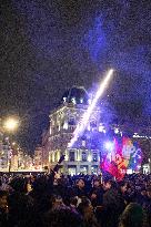 Gathering to celebrate Jean-Marie Le Pen's Death - Paris