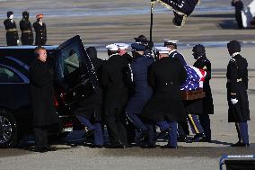 Jimmy Carter Arrival Ceremony For DC State Funeral