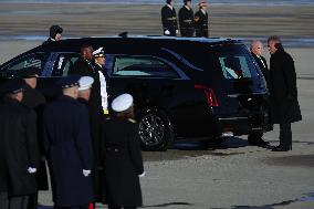 Jimmy Carter Arrival Ceremony For DC State Funeral