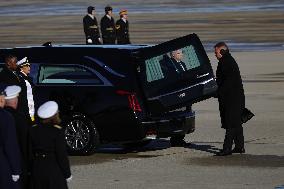 Jimmy Carter Arrival Ceremony For DC State Funeral