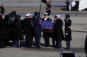 Jimmy Carter Arrival Ceremony For DC State Funeral