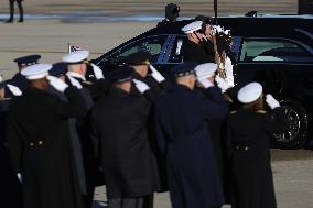 Jimmy Carter Arrival Ceremony For DC State Funeral