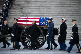 Arrival ceremony for Jimmy Carter at the Capitol