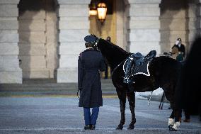 Arrival ceremony for Jimmy Carter at the Capitol