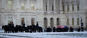 Arrival ceremony for Jimmy Carter at the Capitol